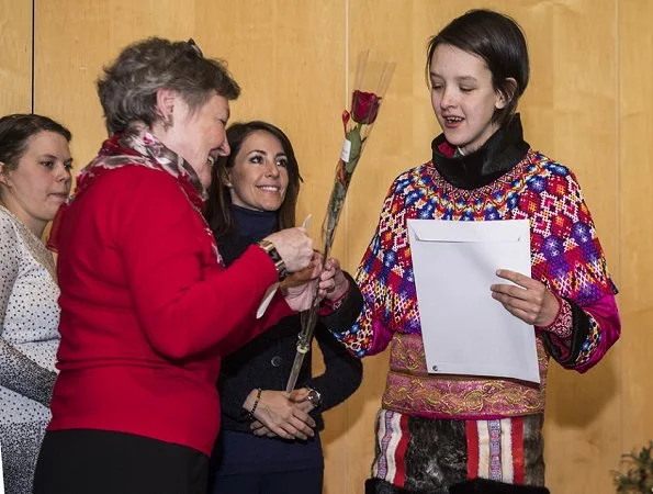 Princess Marie visited the National Museum of Greenland, and social care center. Also, the Princess delivered learning diplomas at Sermersooq in Nuuk