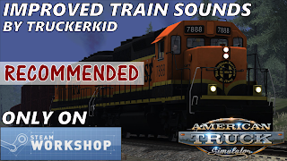Improved Train Sounds v2.3.1 american truck simulator mods, ats 1.32 mods, ats Improved Train Sounds v2.3.1, ats mods, ats realistic mods, ats sound mods, recommendedmodsats, ats - improved train sounds v2.3.1 poster