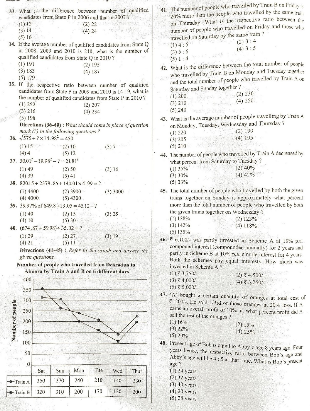 ibps bank po pre exam question paper ibps bank po pre exam question paper