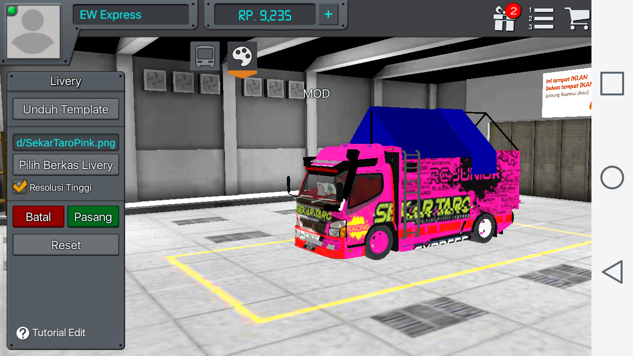 Livery Bussid Truck Canter Terpal livery truck anti gosip