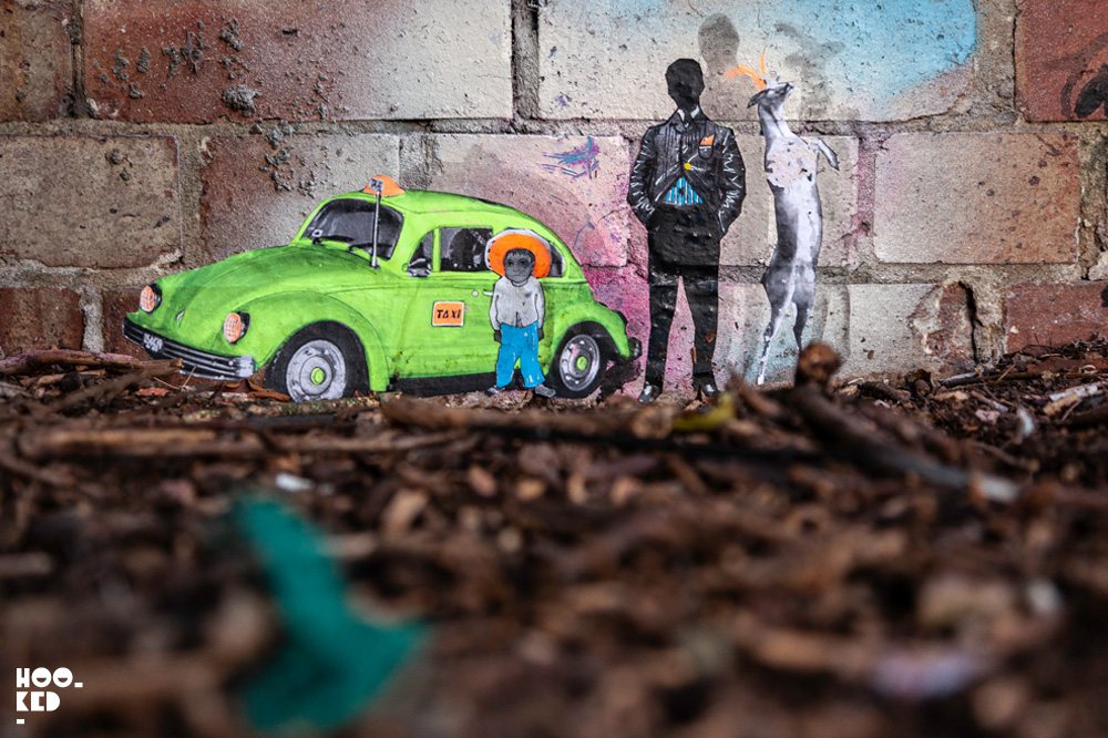 Amazing Miniature Street Art scenes by Mexican artist Pablo Delgado