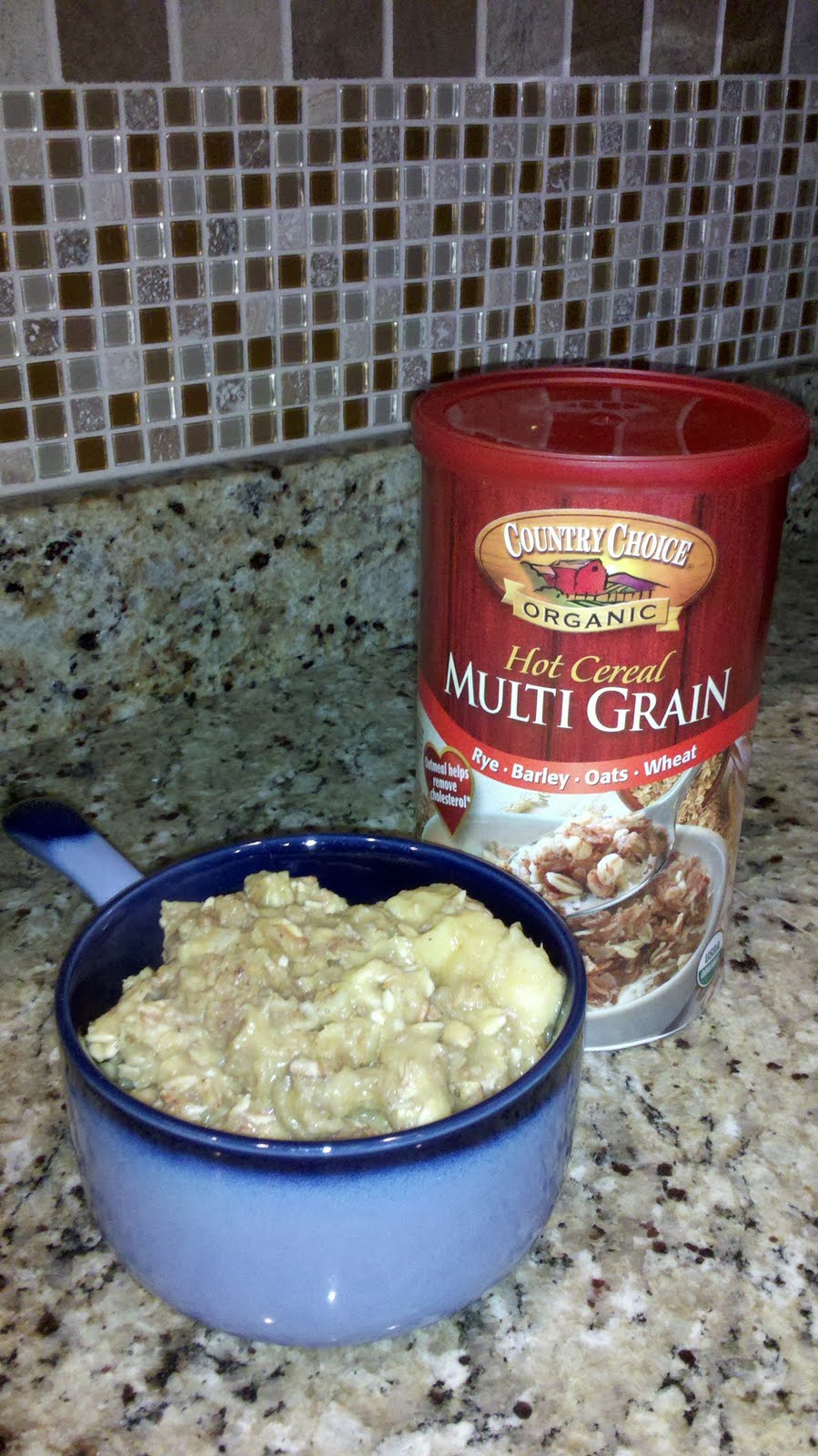 Kristy's Recipes Banana & Roasted Acorn Squash Stove Top Oatmeal