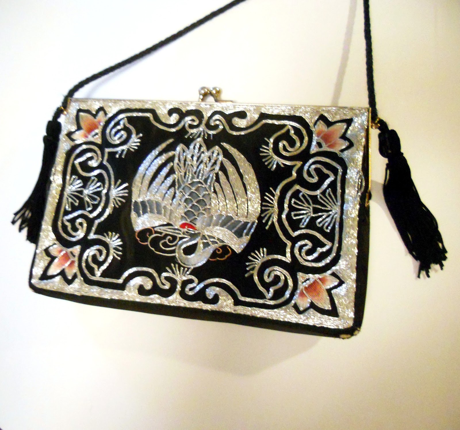 Vintage Japanese Metallic Embroidered Purses The (Ri)Charmed Life