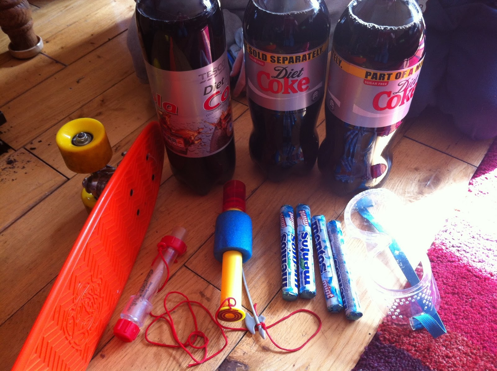 Fun Friday - the coke and mentos experiment...with a bit of a twist