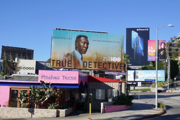 True Detective season 3 billboard Sunset Strip True Detective season 3 billboard
