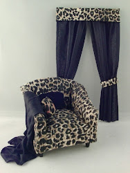 Leopard Living Room Furniture and Drapes