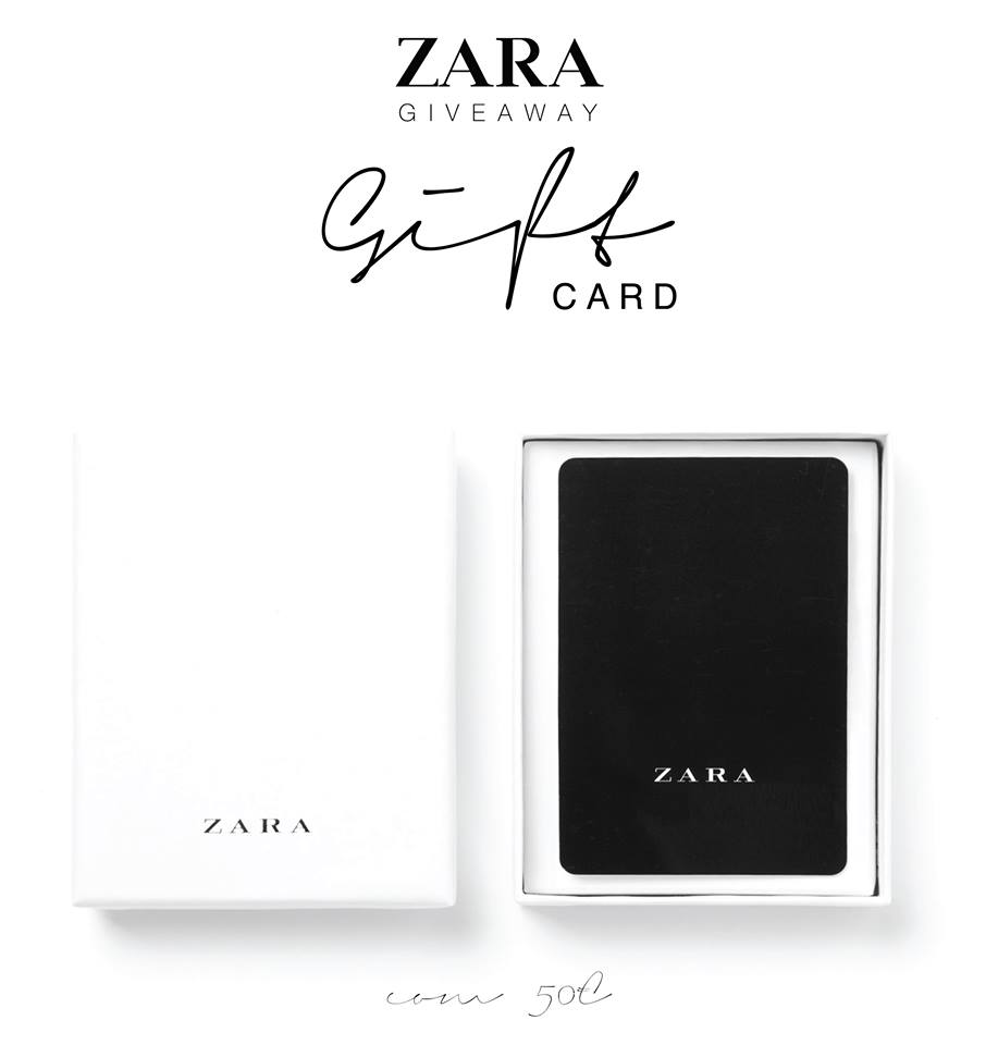 GIVEAWAY Voucher 50 Euros ZARA Diary of Fashion