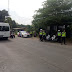 Cegah Laka Di Jalur Blackspot, Anggota Satlantas Polres Kediri Gunakan Speed Gun