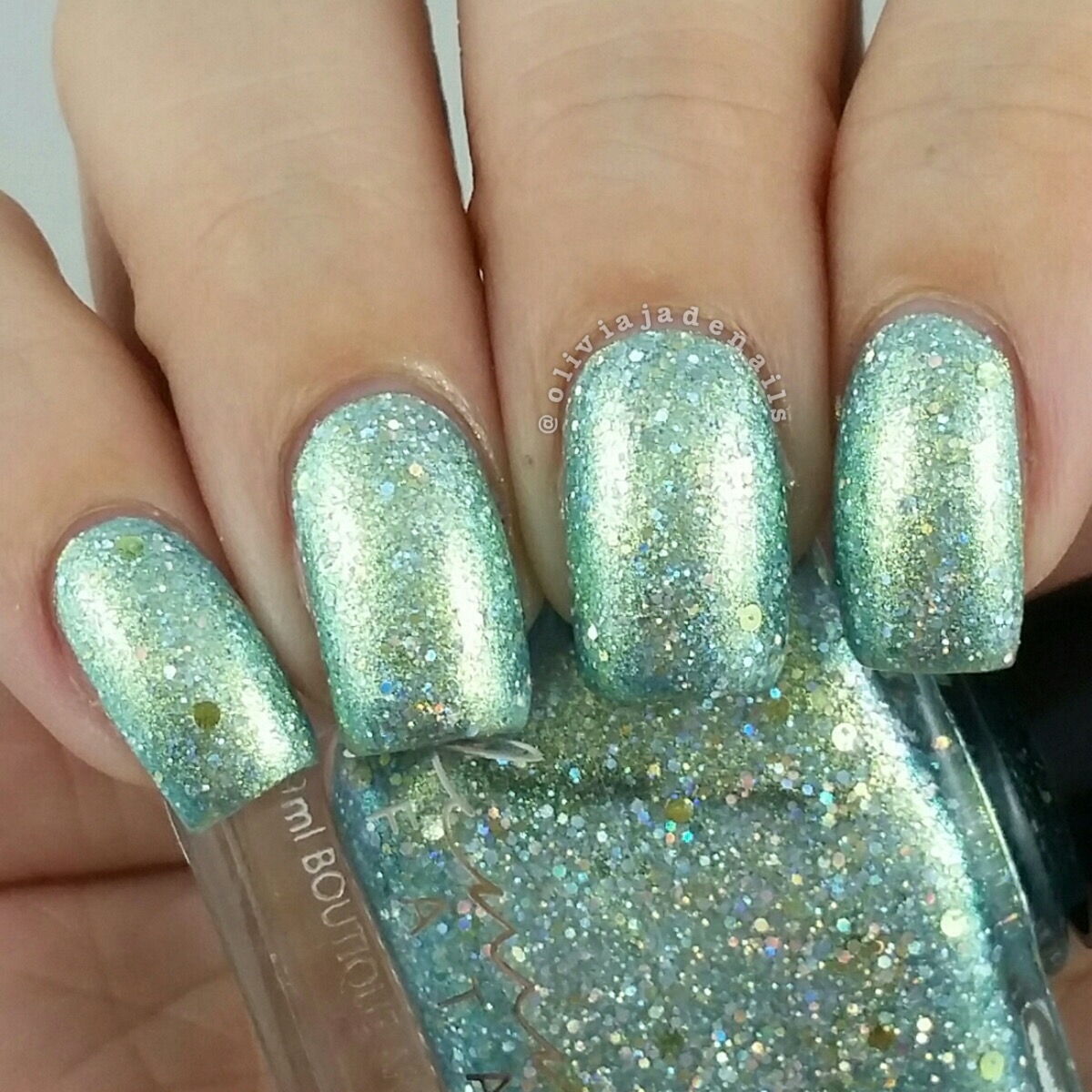 Femme Fatale Cosmetics Maze Of Mirrors swatched by Olivia Jade Nails