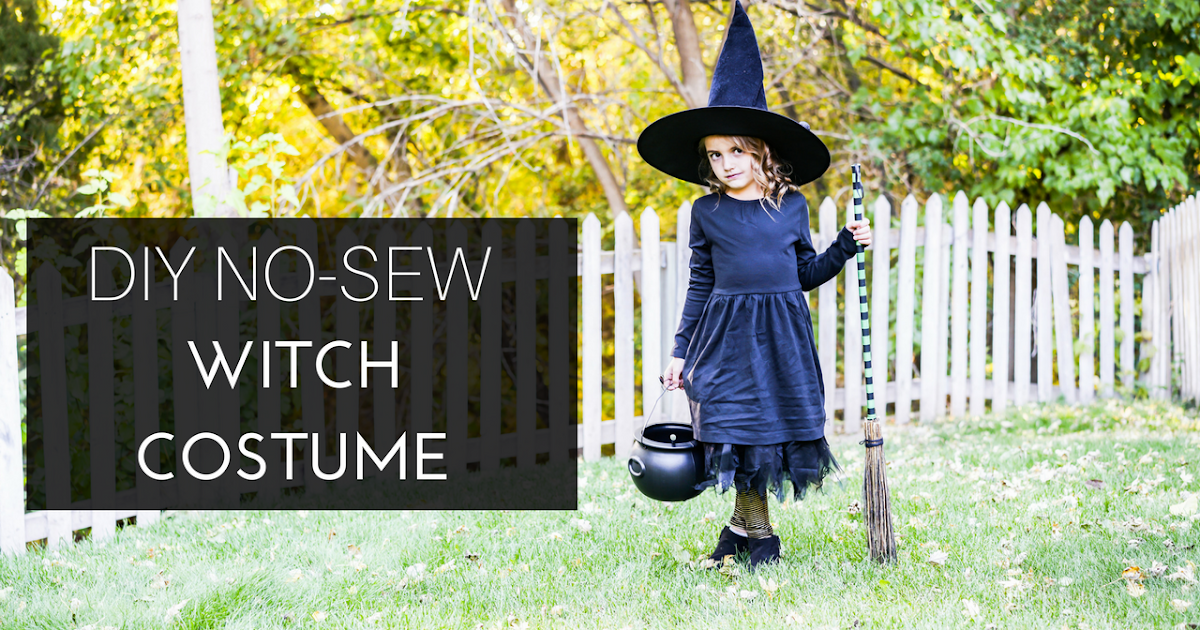 do it yourself divas: DIY No-Sew Witch Costume