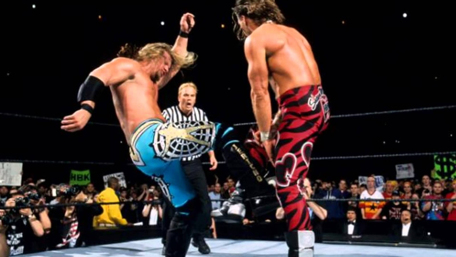 Image result for chris jericho vs shawn michaels wrestlemania 19