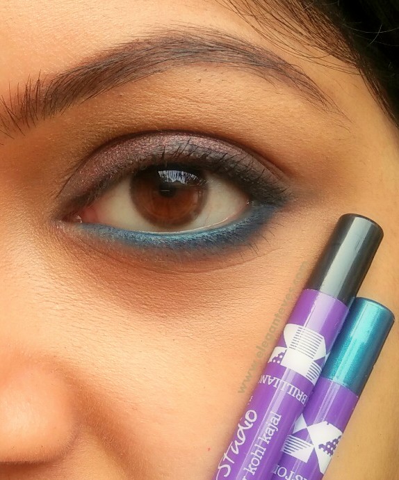 Plum Natur Studio All Day Wear Kohl Kajal Review, Swatches (Black