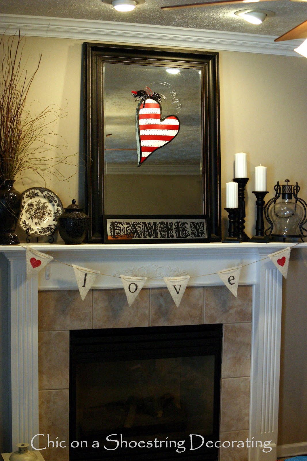 Chic On A Shoestring Decorating A Little Valentine S Day Decor