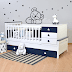 VINILO DECORATIVO INFANTIL OSO DURMIENDO SONRIENTE - W179