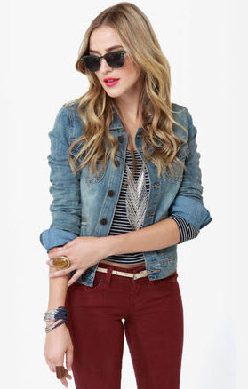 A Blondie State of Mind: The Denim Jacket...A Staple