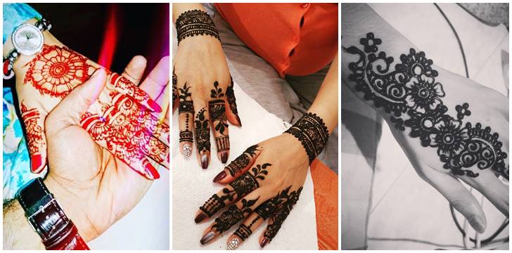 40 Gambar Tato Henna Mehndi India Jari Tangan Wanita Asli