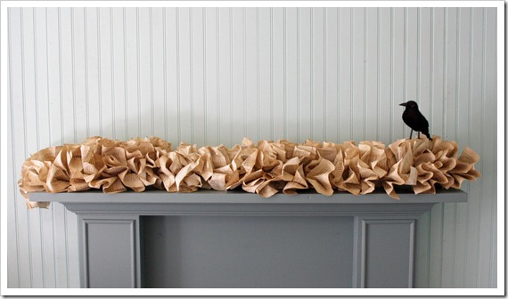 Ruffled Book Page Garland