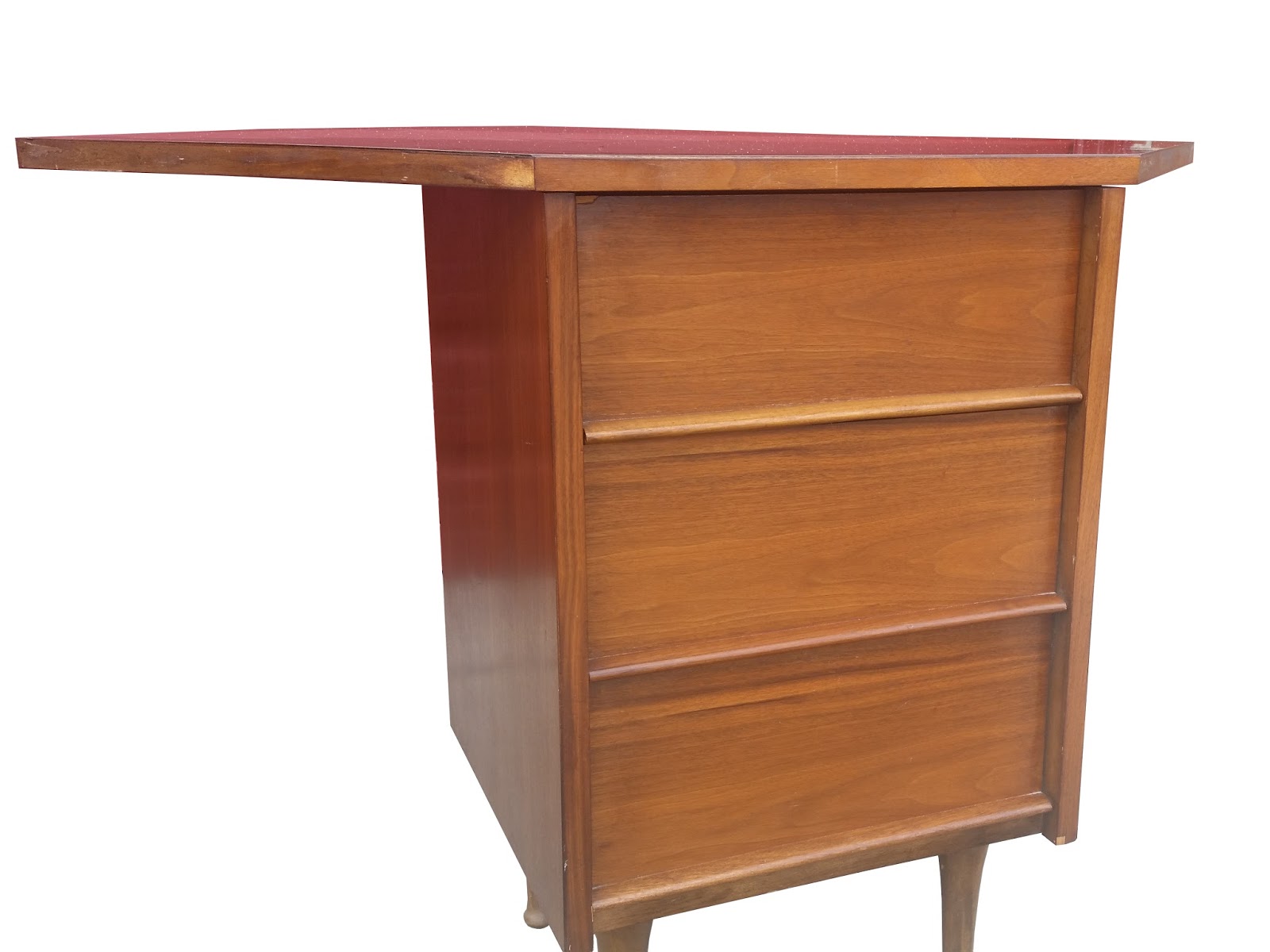 Sku 2090 Mid Century Modern Corner Set Of Drawers Desk
