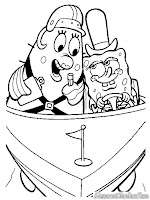 Sponge Bob Belajar Mengemudikan Perahu