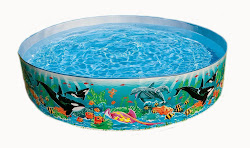 pool plastic kiddie intex molded swimming wading pools snapset snap reef ft coral ocean instant beach fish childrens