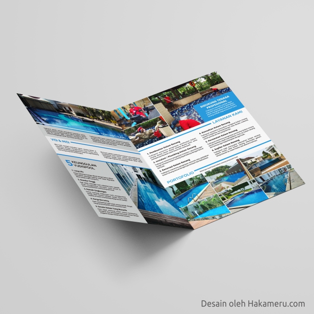 Desain Company Profile Perusahaan Swimming Pool Kolam Renang