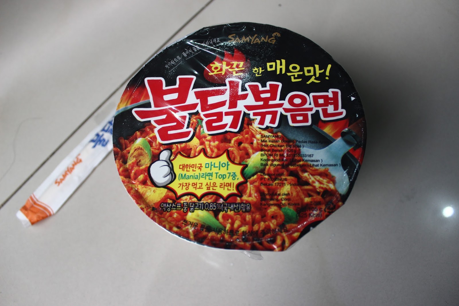 Spicy Korean Cup Noodle