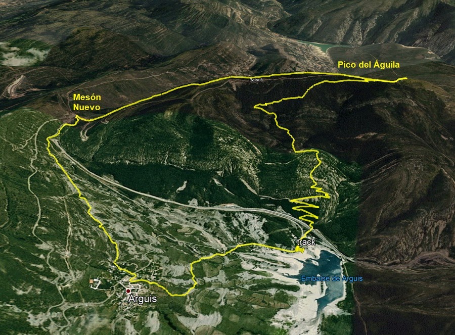 La Meteo que viene Pico del Águila. Circular desde Arguis, por Mesón La Meteo que viene Pico del Águila. Circular desde Arguis, por Mesón