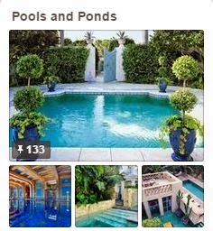 Inspiration for Pools and Ponds via Avente Tile's Pinterest Board