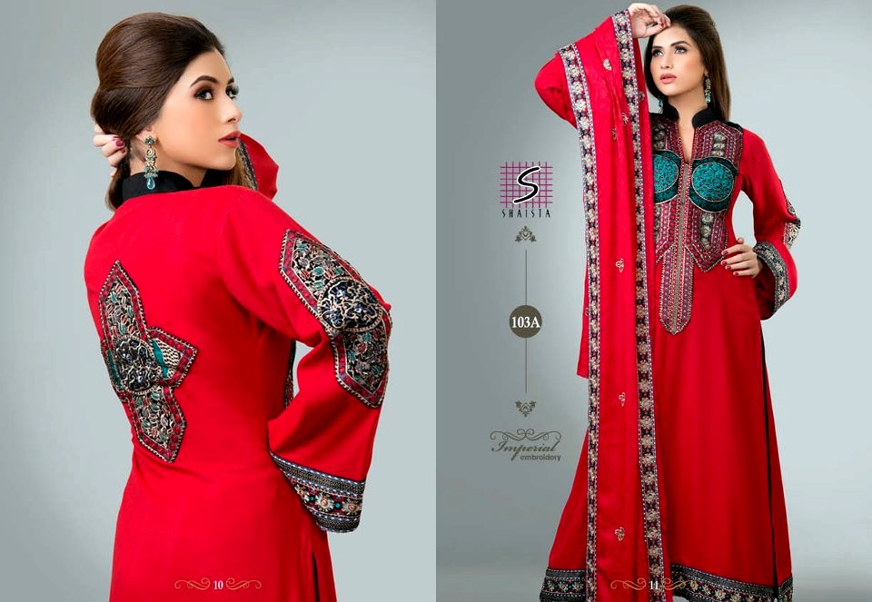 New Arrivals Imperial Embroidery Dresses By Shaista's Cloth | UB ...