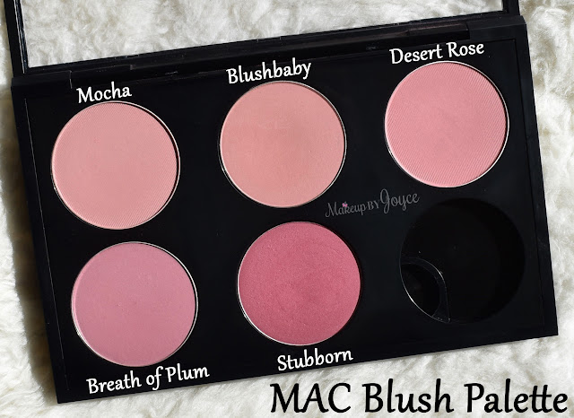 MAC Mocha Blushbaby Blush Comparison Swatches