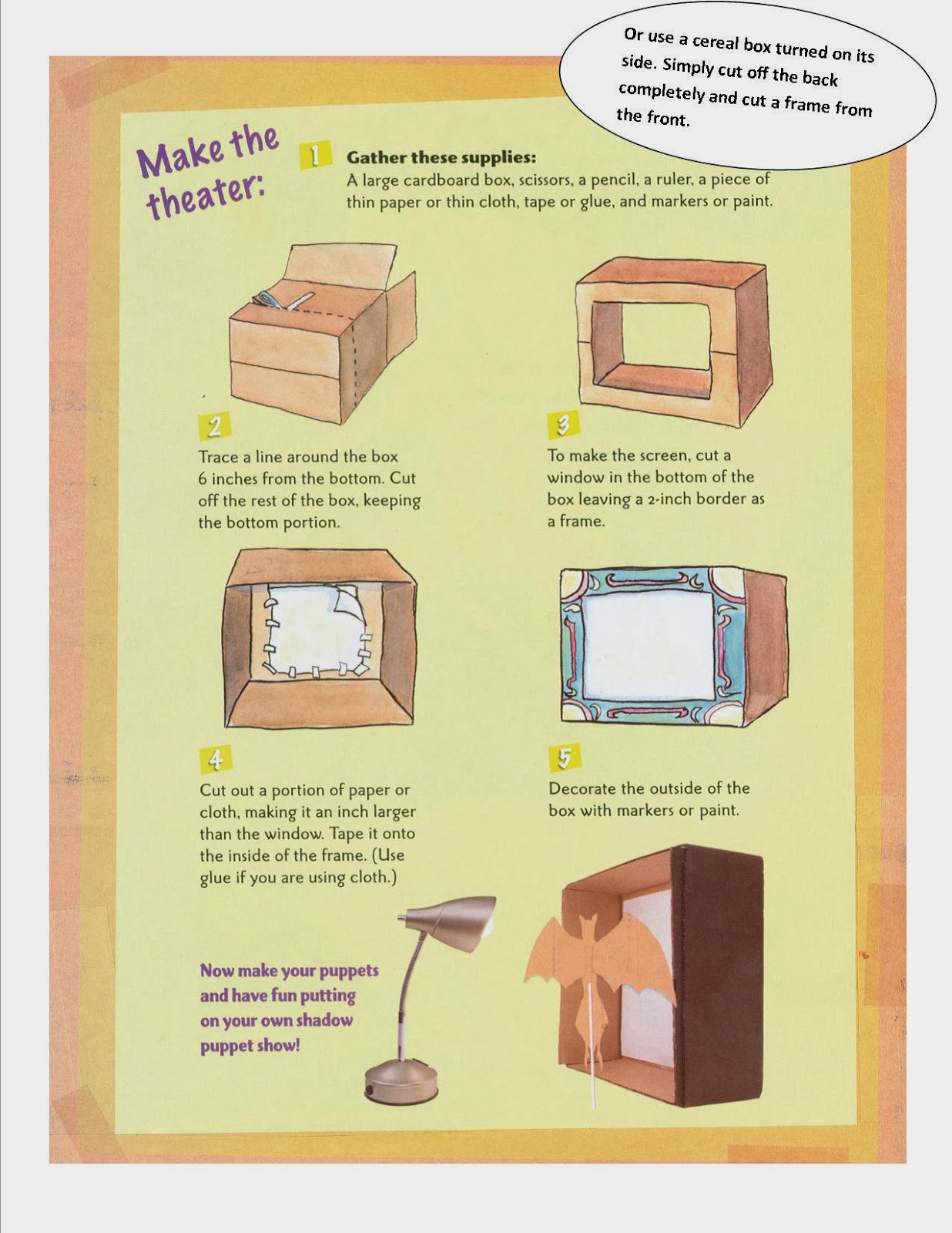 how to make a puppet theater out of paper how to make a puppet theater out of paper