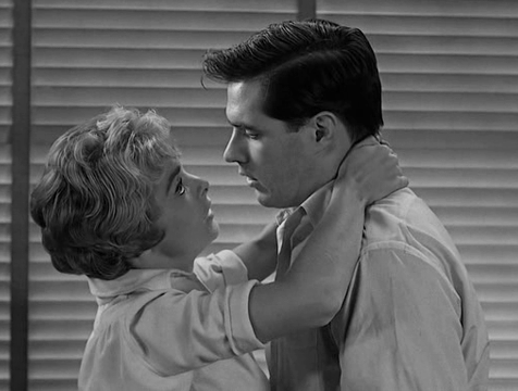 Marion Crane (Janet Leigh) y Sam Loomis (John Gavin) en Psicosis - Cine de Escritor