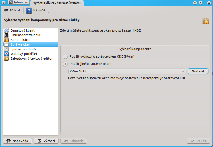 Why Not Kwin Gles As Default Window Manager In Kubuntu 11 10 And Next Time You Start Your Kde Session Will Be Using Kwin Gles