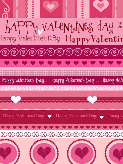 Crafter on a Budget: Free Printables- Valentine's Day Scrapbook Paper