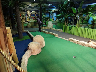Paradise Island Adventure Golf course at Valley Centertainment in Sheffield