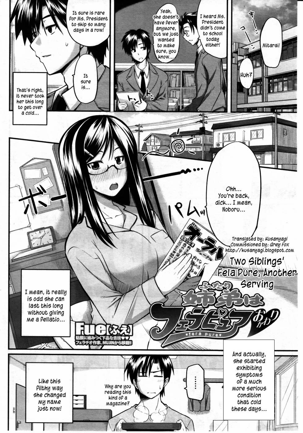 Hentai Manga Comic-Two Siblings' Fela Pure-Chap2-2