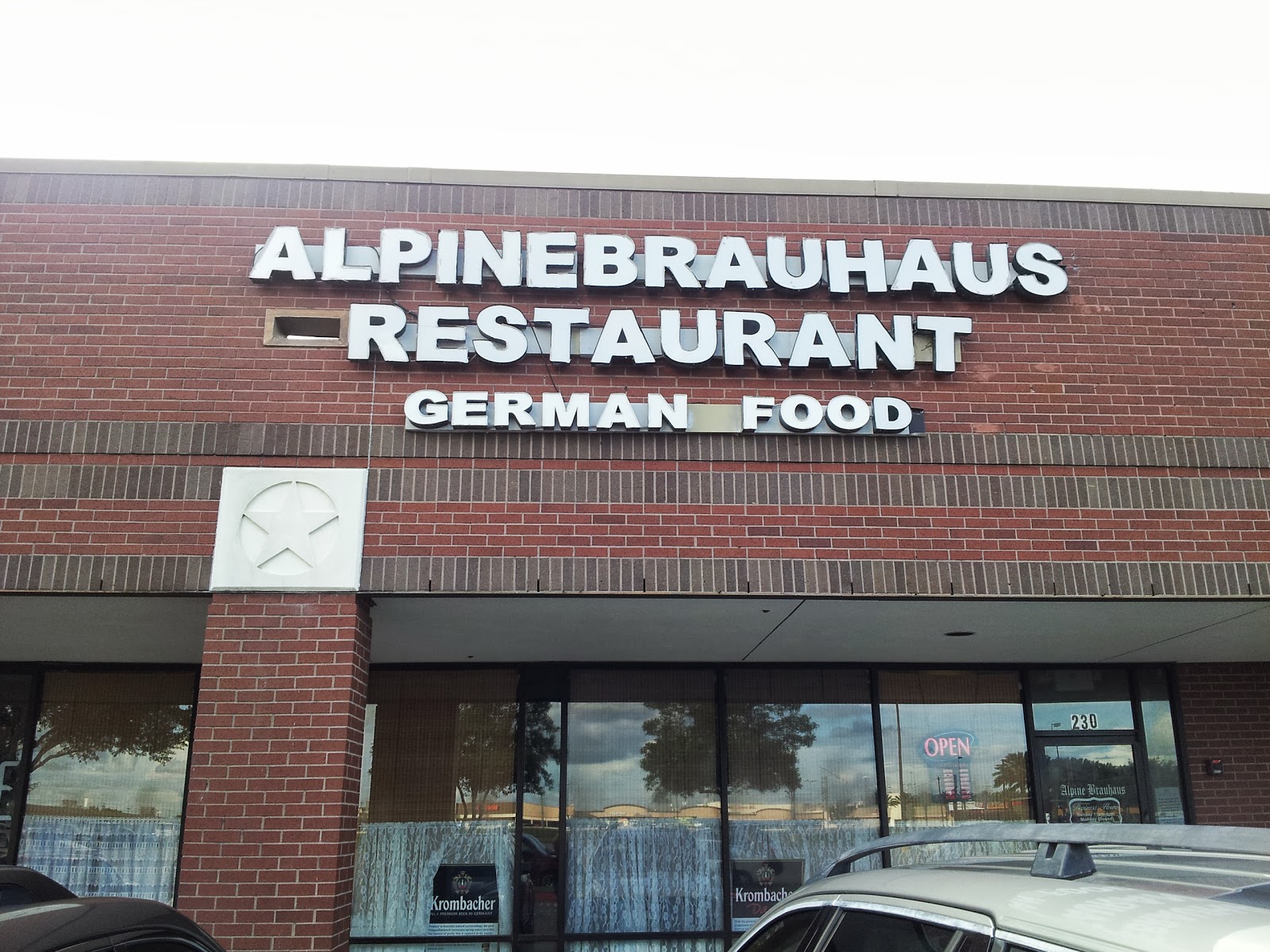 The Hitraveler Alpine Brauhaus Webster Texas A Small Unuming Restaurant Located In Nearby Strip Mall Has Come To My Attention Nothing Too Unusual About That You Say There Are Restaurants