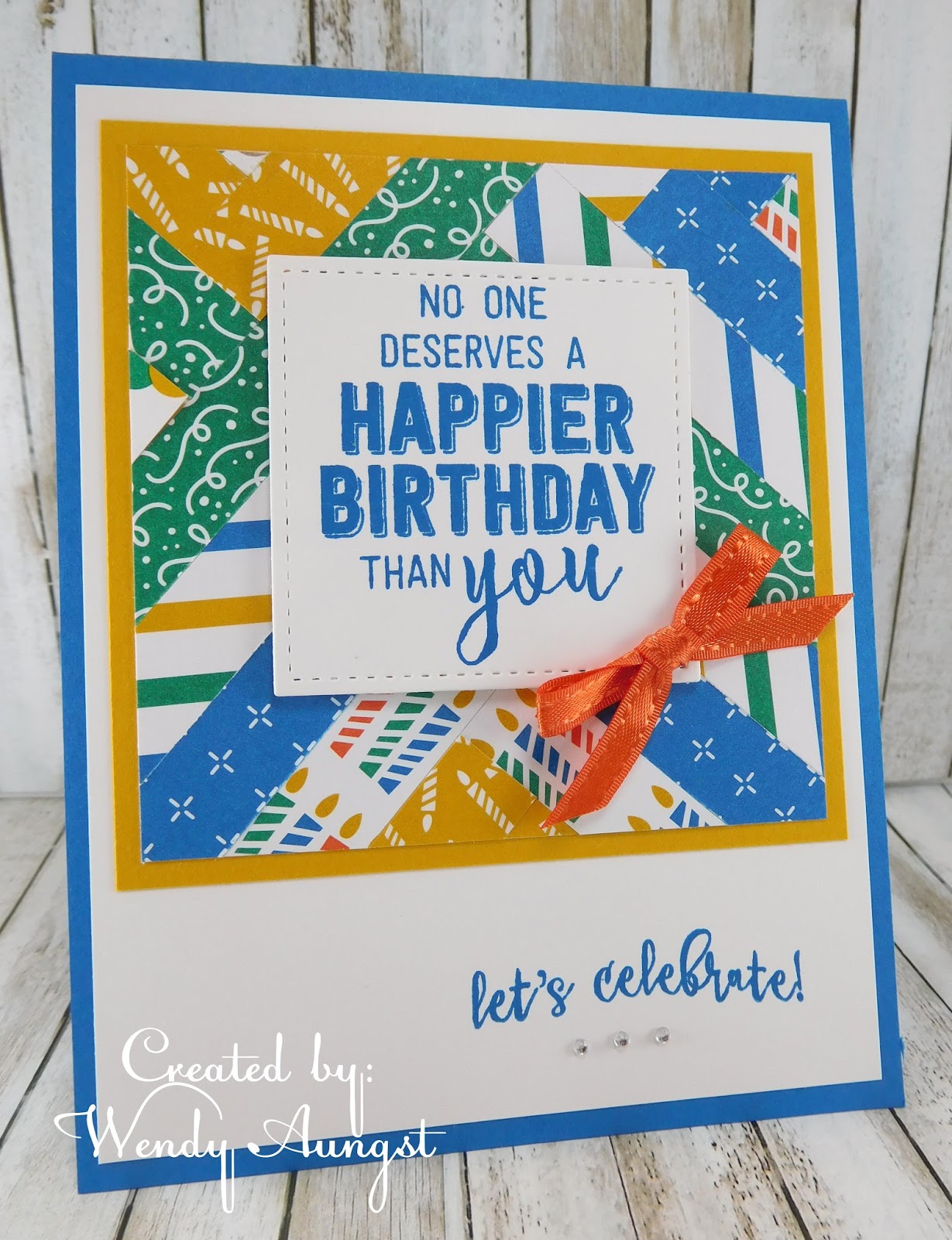 Weebeestampin4fun Fun Happy Birthday Card