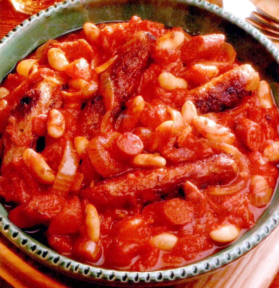 Recipes Blog Spiced Sausage and Bean Hotpot Recipe