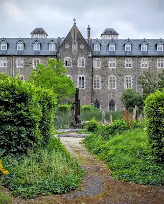 The courtyard garden at St. Patrick's College in Maynooth, Ireland