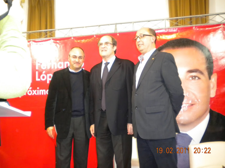 Foto con el Ministro de Educación, Angel Gabilondo