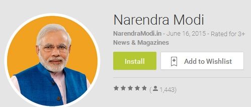 Free Download Narendra Modi Mobile App to share views with Prime Minister of India