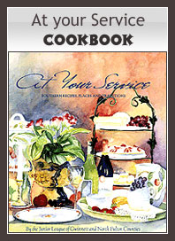 Purchase "At Your Service" Cookbook