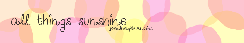 all things sunshine