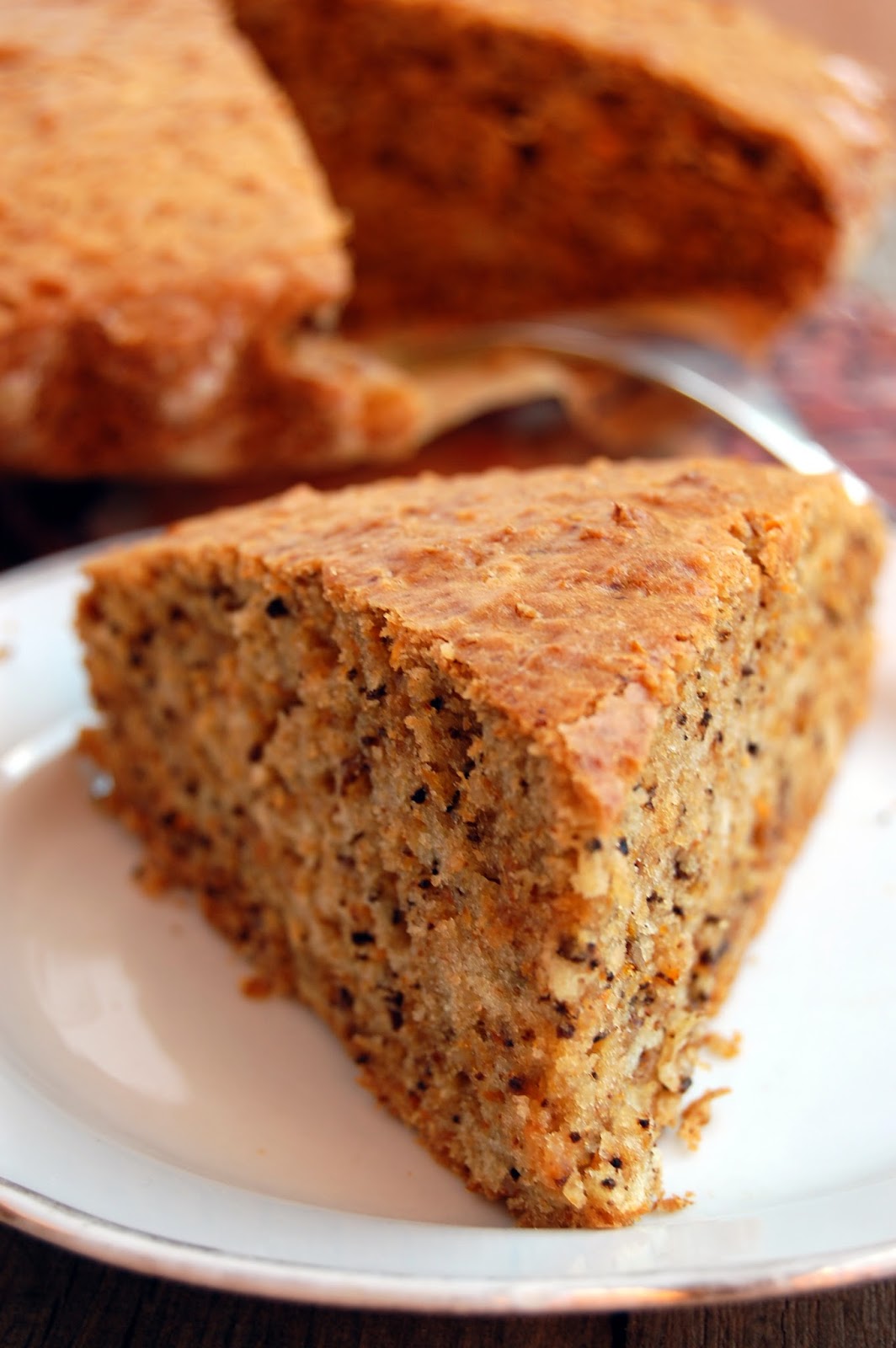 Морковный кекс с грецкими орехами