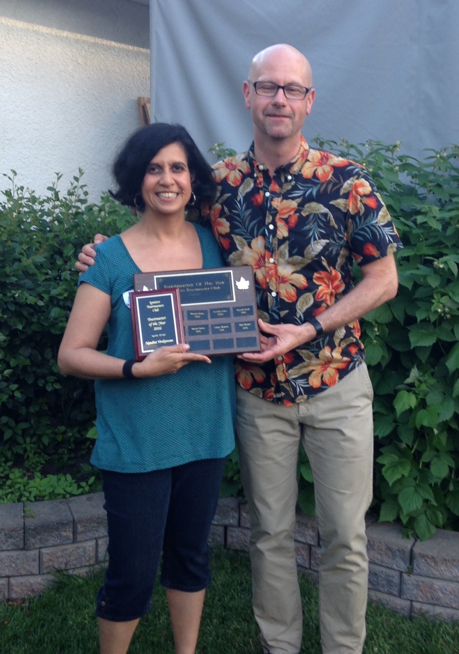 IGNITING SPIRITS TOASTMASTER OF THE YEAR AWARD