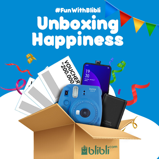 #Blibli - #Promo FunWithBlibli & Unboxing Happiness Dapatkan OPPO F11 Pro ,dll (s.d 30 April 2019) #Blibli - #Promo FunWithBlibli & Unboxing Happiness Dapatkan OPPO F11 Pro ,dll (s.d 30 April 2019)