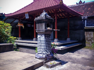 Guard Shrine Building Of Hindu Balinese Family Temple At Ringdikit Village, North Bali, Indonesia