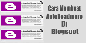 Membuat Auto Readmore dengan Gambar Diatas Teks Membuat Auto Readmore dengan Gambar Diatas Teks