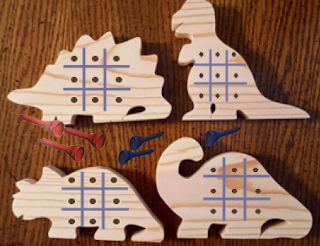 Cub Scout Baloo the Builder Fun Project Dinosaur Tic Tac Toe